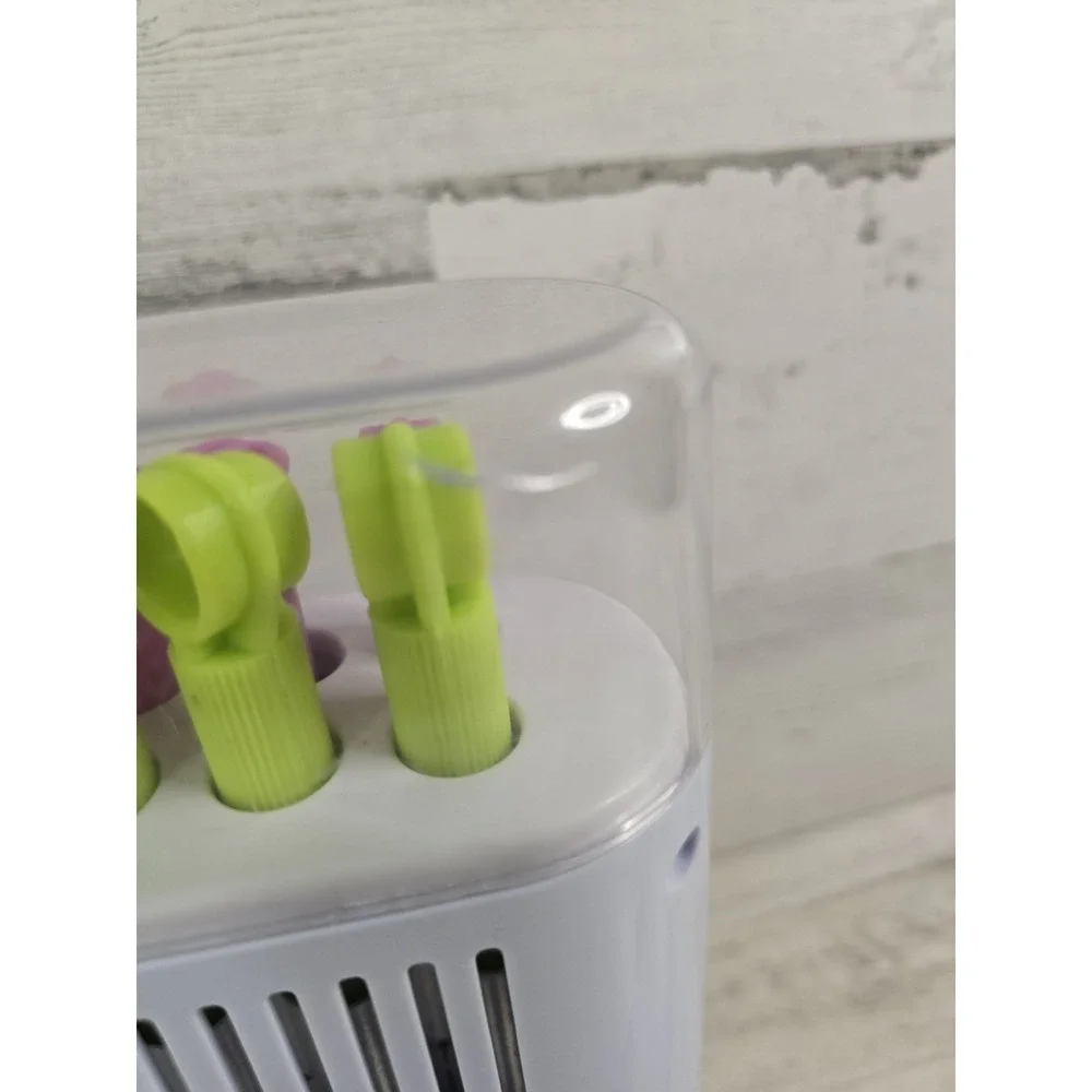 Conair Hot Sticks Instant Heat Hair Setter HS18G Purple Green Flexible Rollers